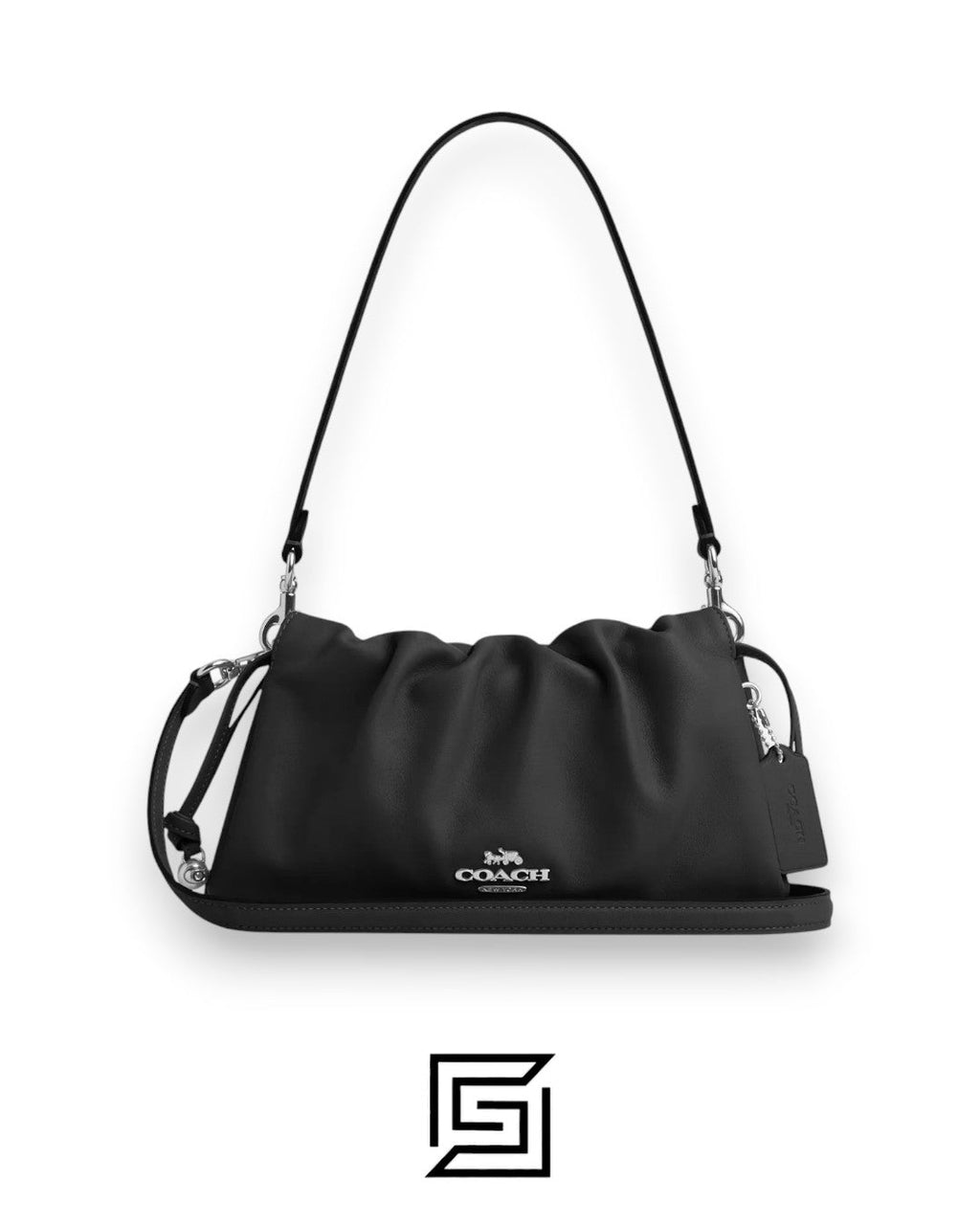 Faye Shoulder Bag With Ruching CV529