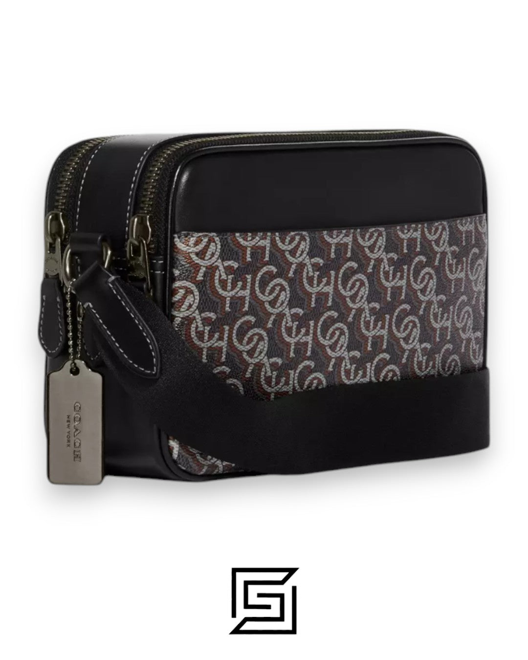 Graham Crossbody Bag With Coach Monogram Print CF484