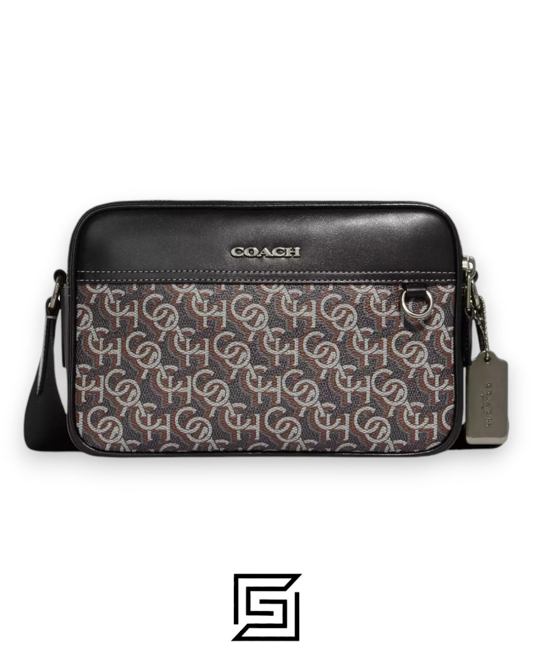 Graham Crossbody Bag With Coach Monogram Print CF484