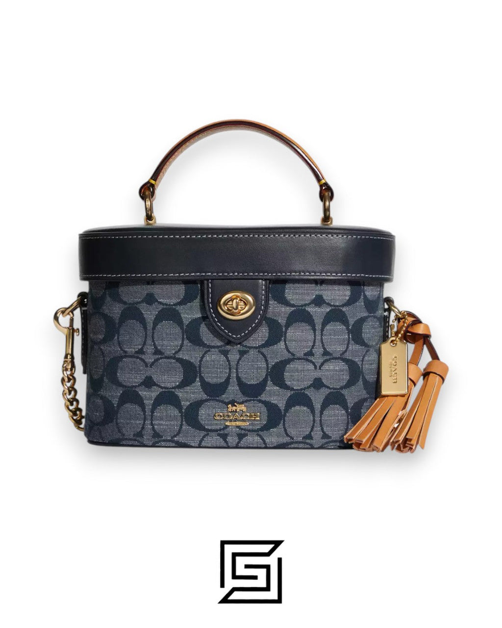 Kay Crossbody In Signature Chambray C8165