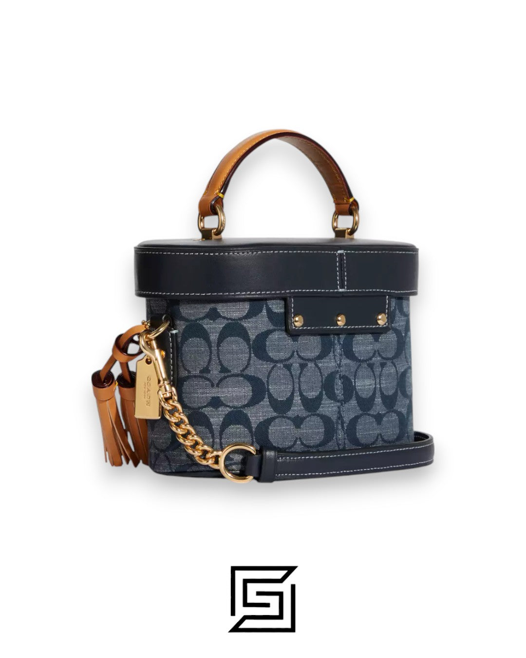 Kay Crossbody In Signature Chambray C8165