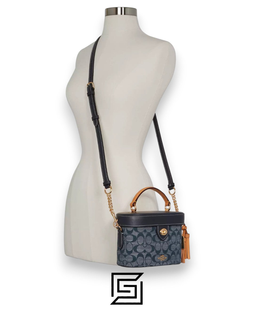Kay Crossbody In Signature Chambray C8165