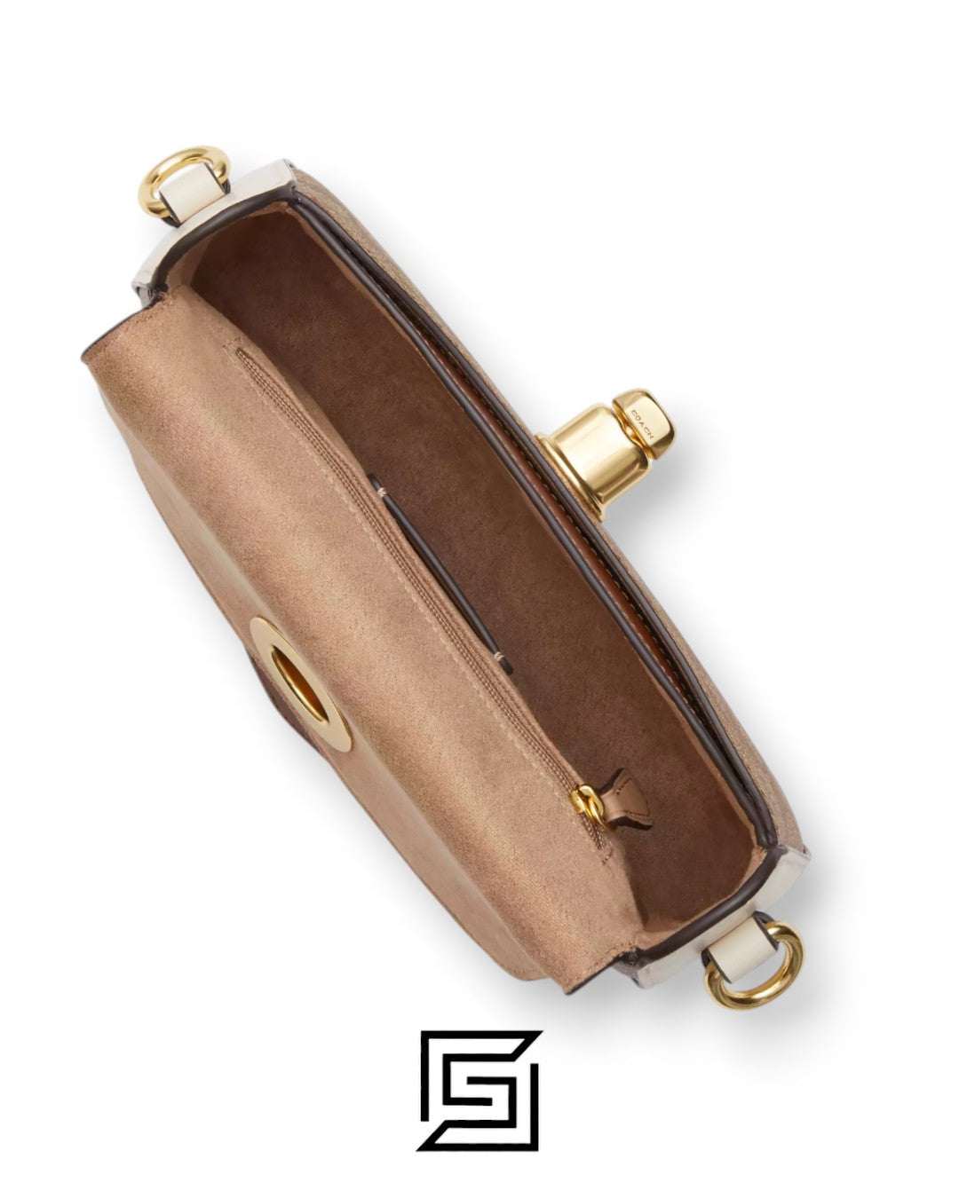Brie Shoulder Bag In Colorblock Signature Canvas CM064