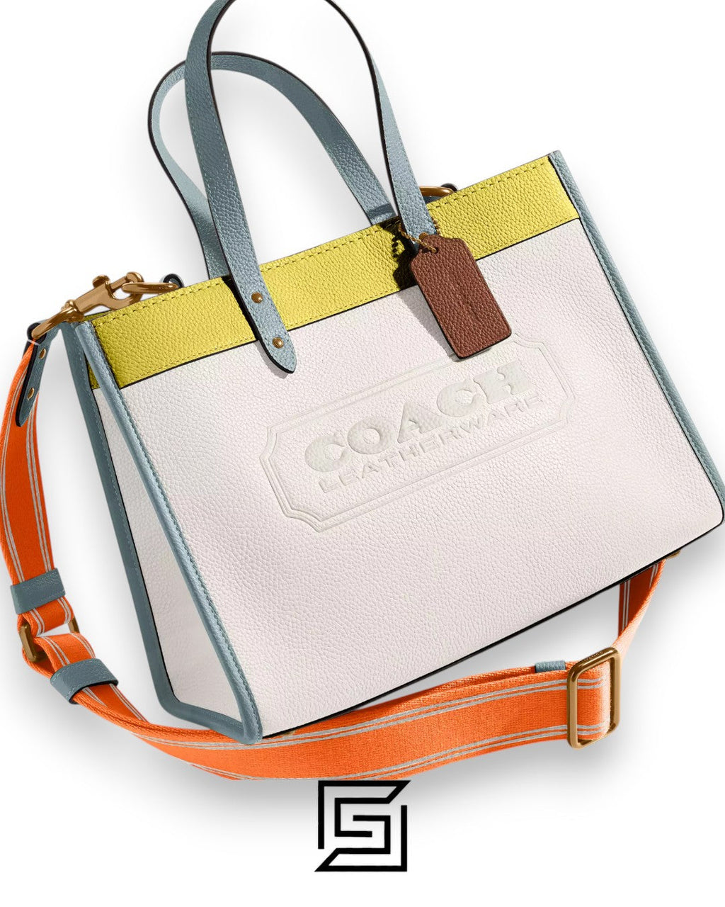 Tote 30 in Colorblock with Coach Patch C0777