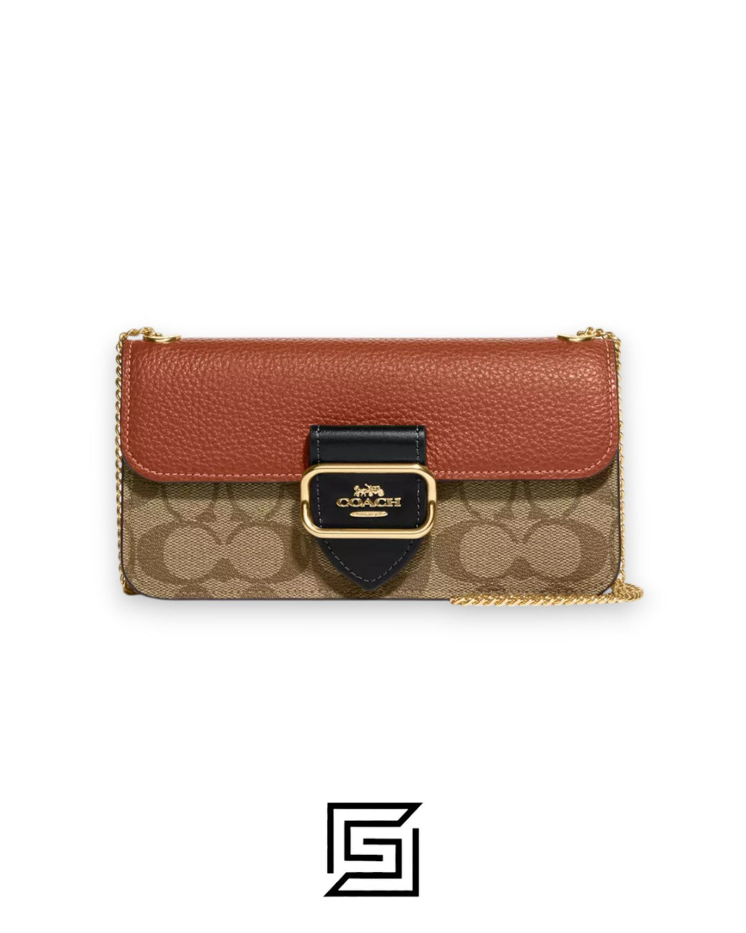 Morgan Crossbody In Colorblock Signautre Canvas CF475
