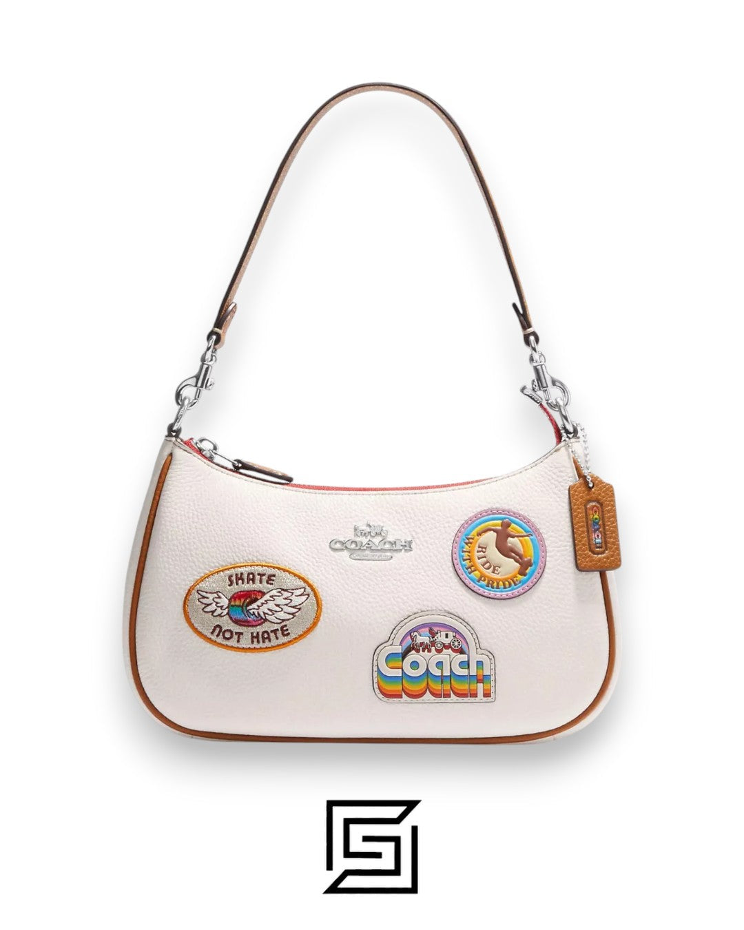 Teri Shoulder Bag With Patches CJ604
