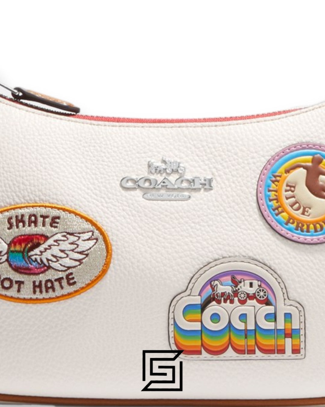 Teri Shoulder Bag With Patches CJ604