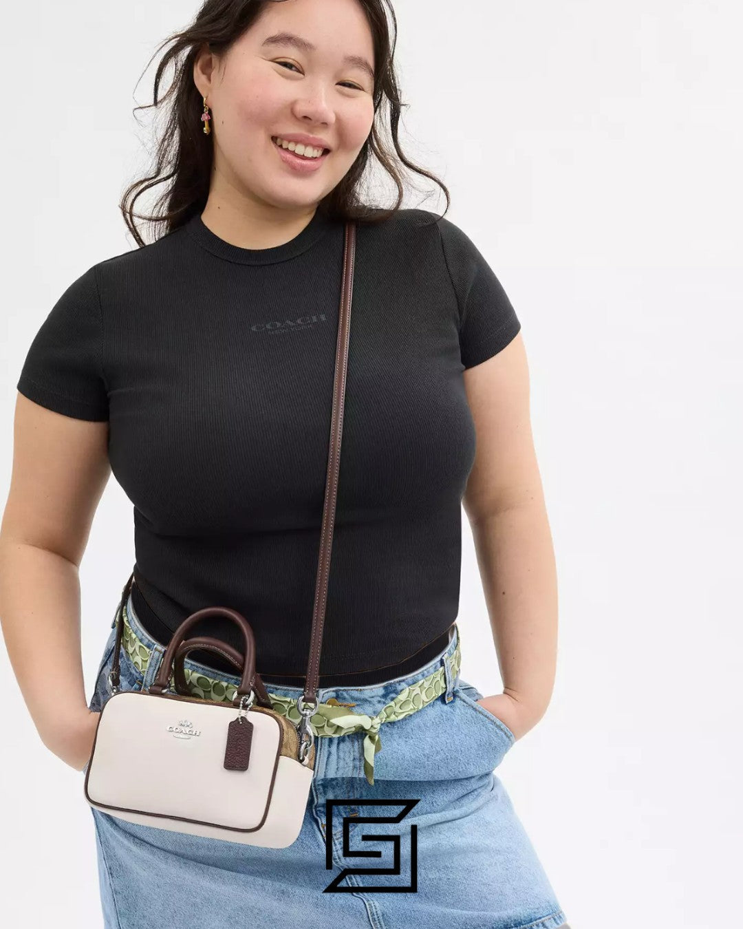Satchel Crossbody In Signature Colorblock CV704