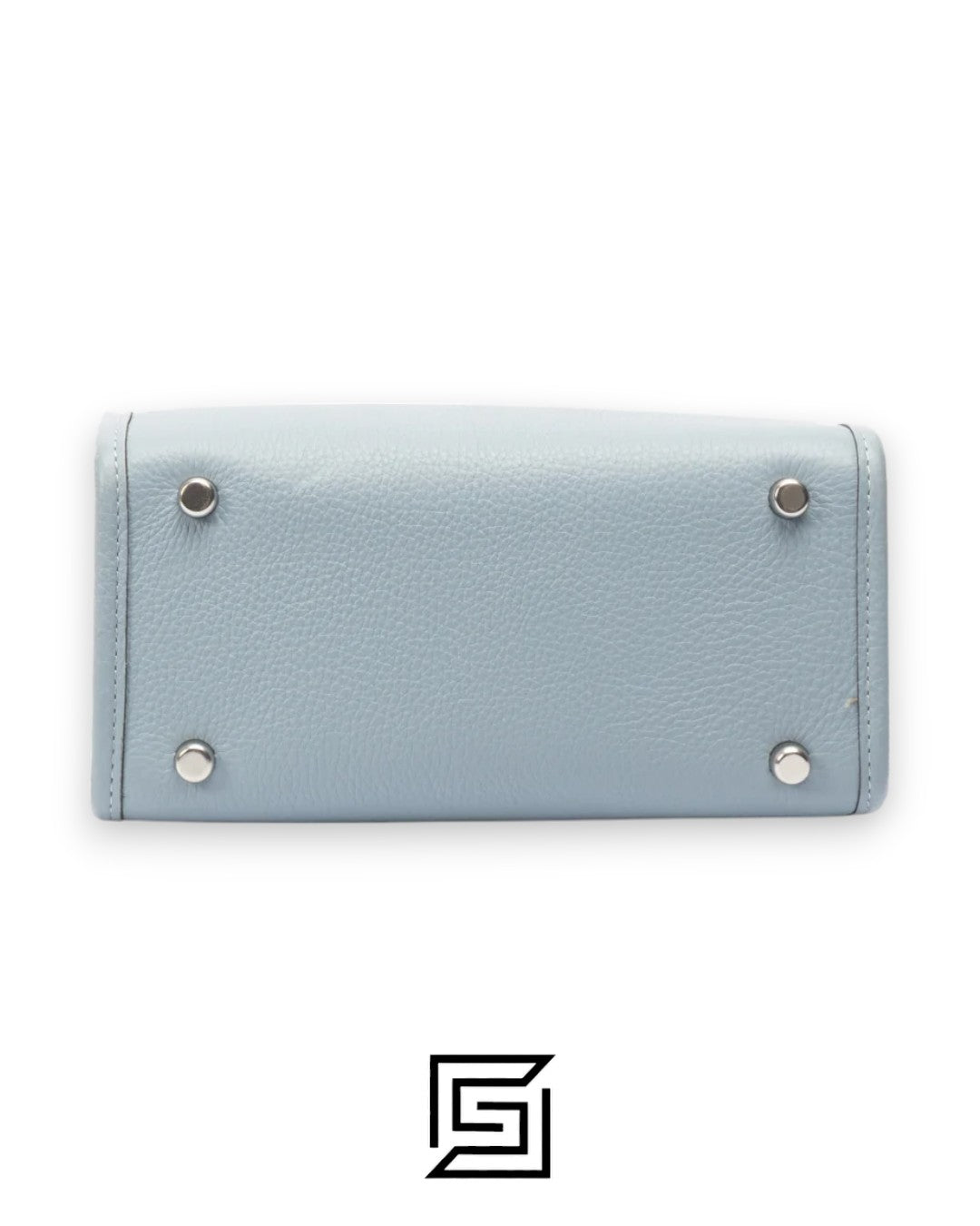 Dempsey Tote 22 In Signature Jacquard With Stripe And Coach Patch Style No. C8417 Light Blue
