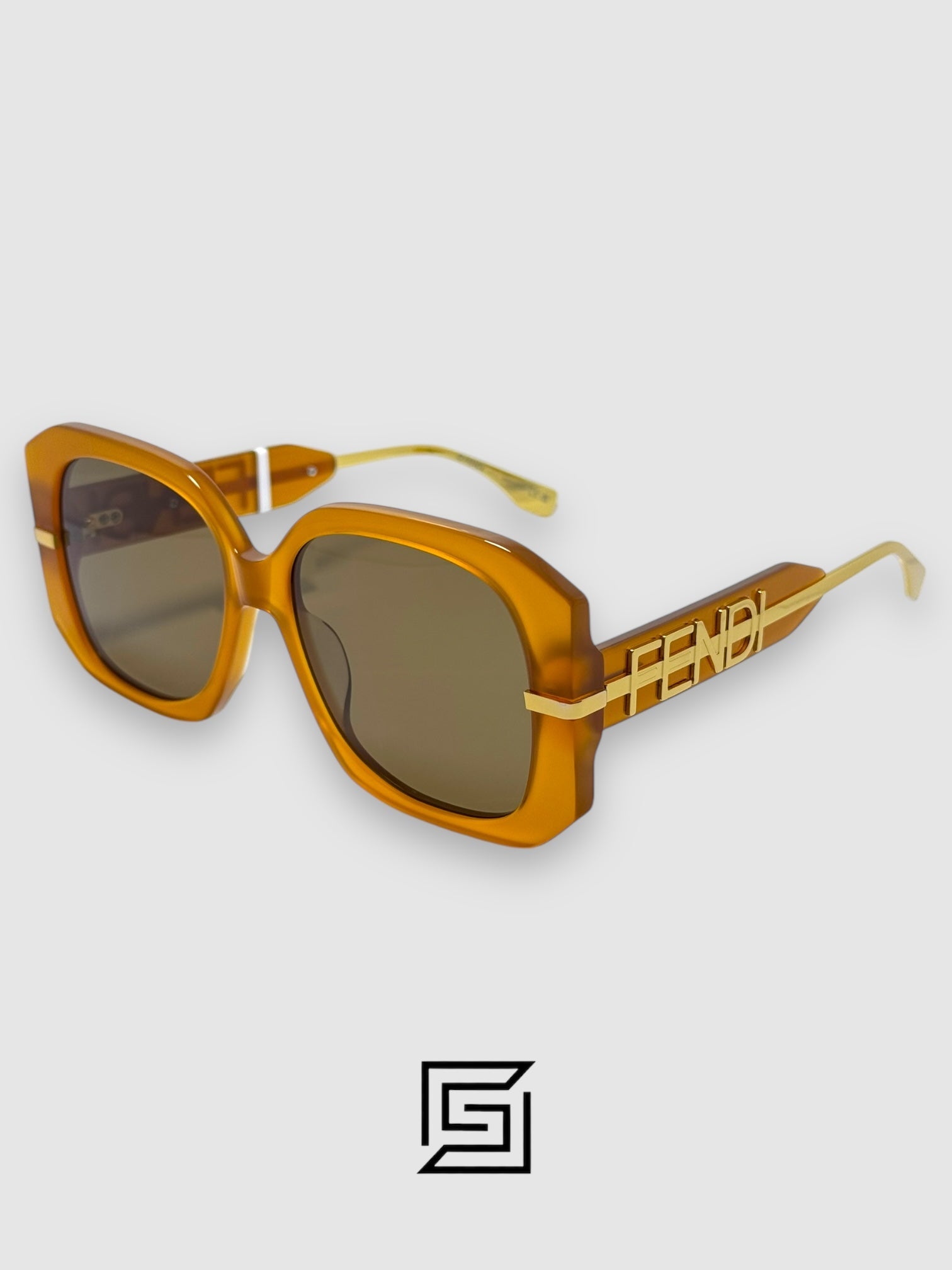 FENDI FE40065 Sunglasses Women - brown