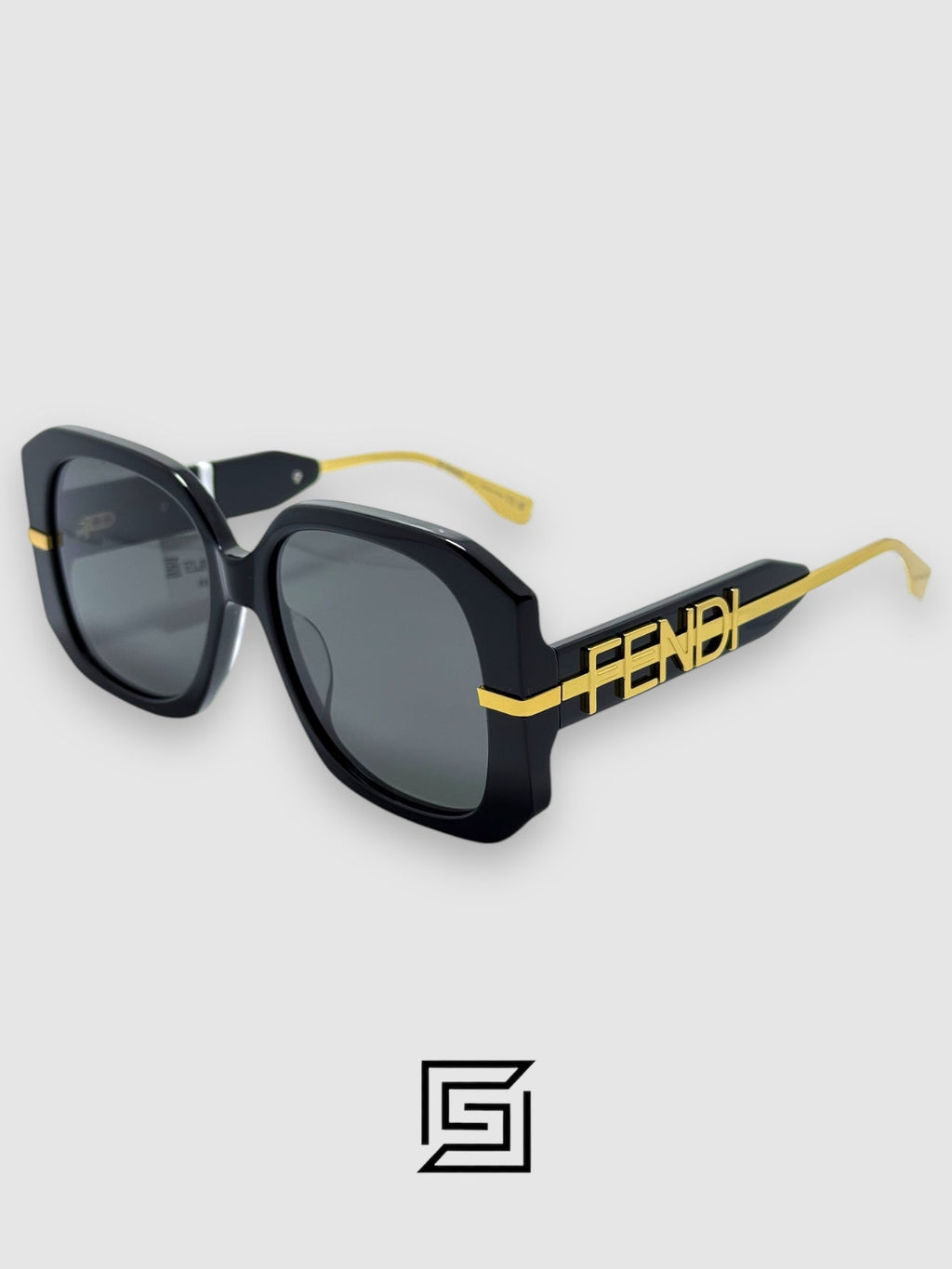 نظارة شمسية FENDI FE40065 للنساء - أسود
