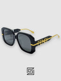 نظارة شمسية FENDI FE40065 للنساء - أسود