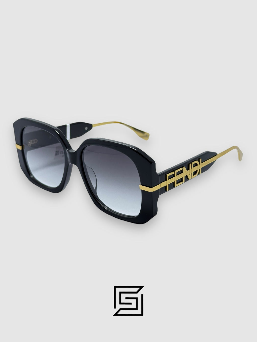 نظارات شمسية FENDI FE40065 للنساء - رمادي