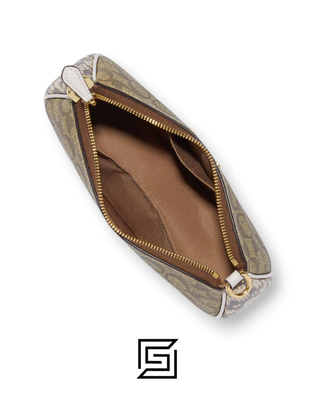 Teri Shoulder Bag In Signature Canvas Style No. CC323 Brown