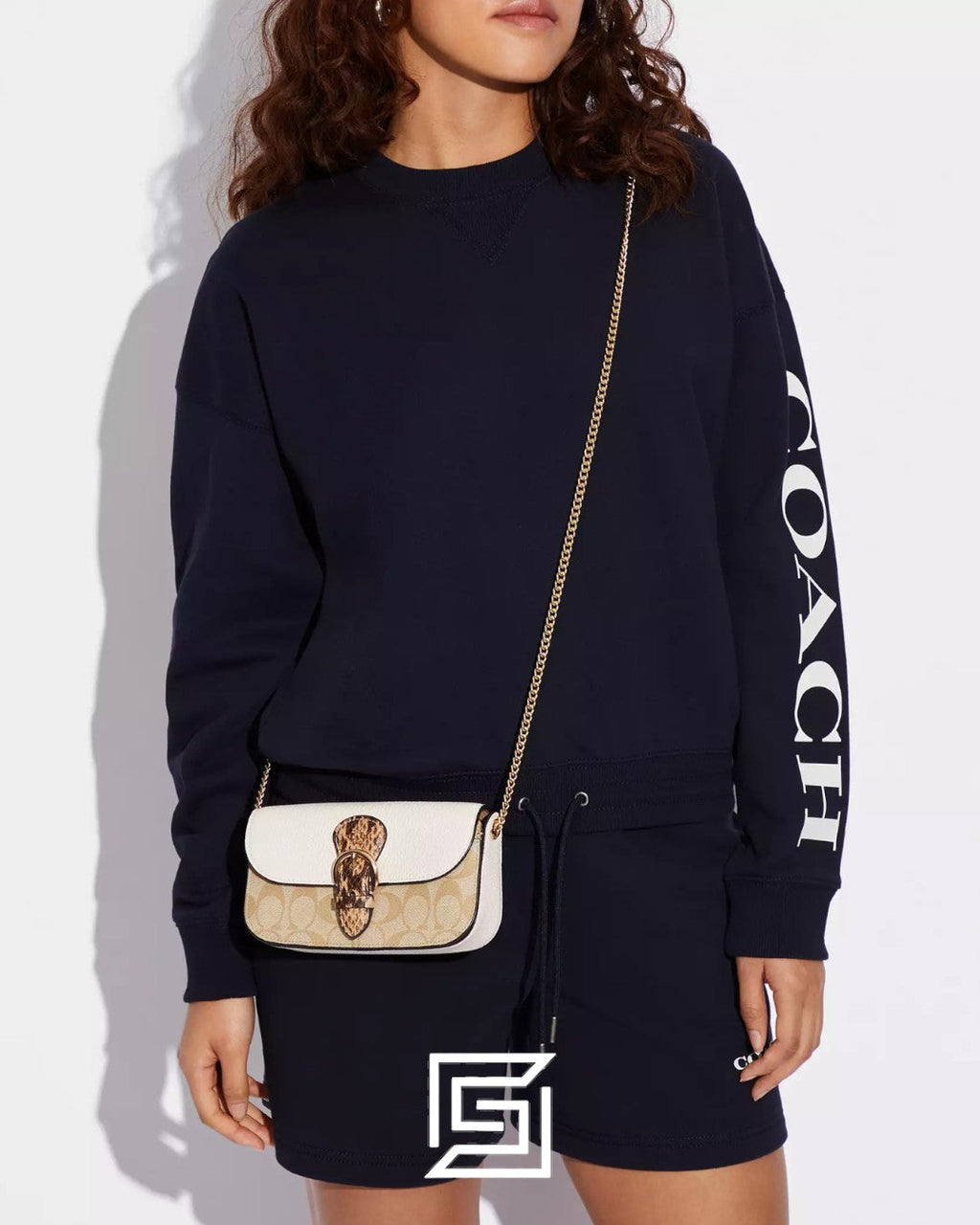 Kleo Crossbody In Blocked Signature Canvas CA441