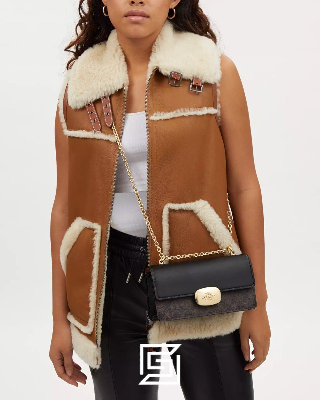 Eliza Flap Crossbody Bag In Signature Canvas CR528