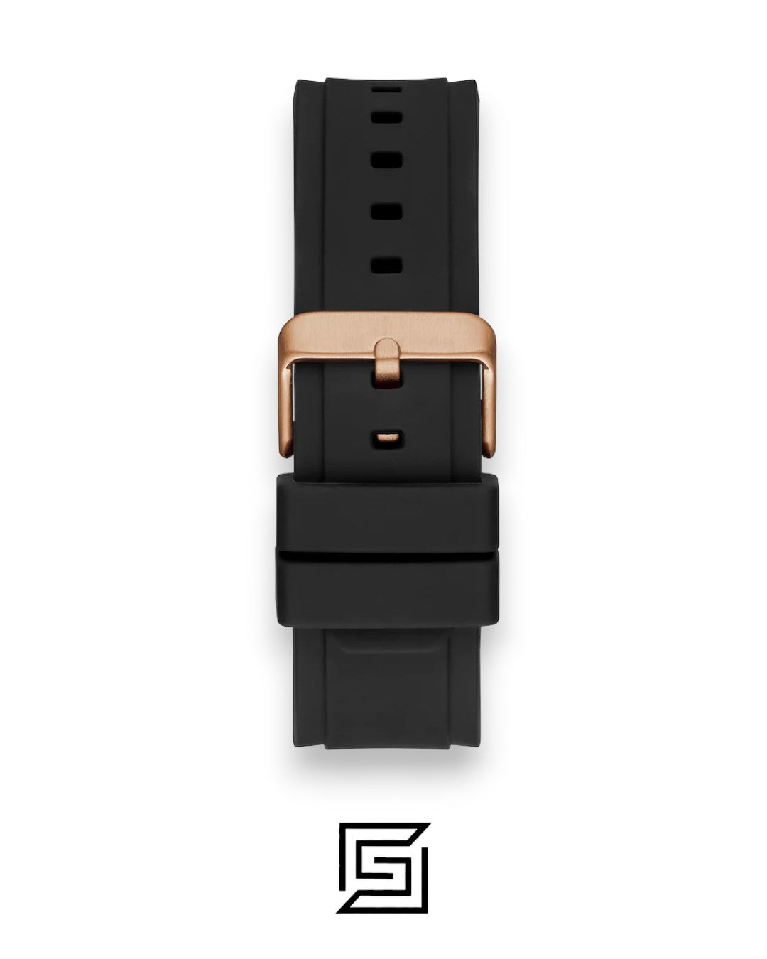 GUESS MEN BLACK X ROSE GOLD TOW TONE Analog Watch -GW0423G5