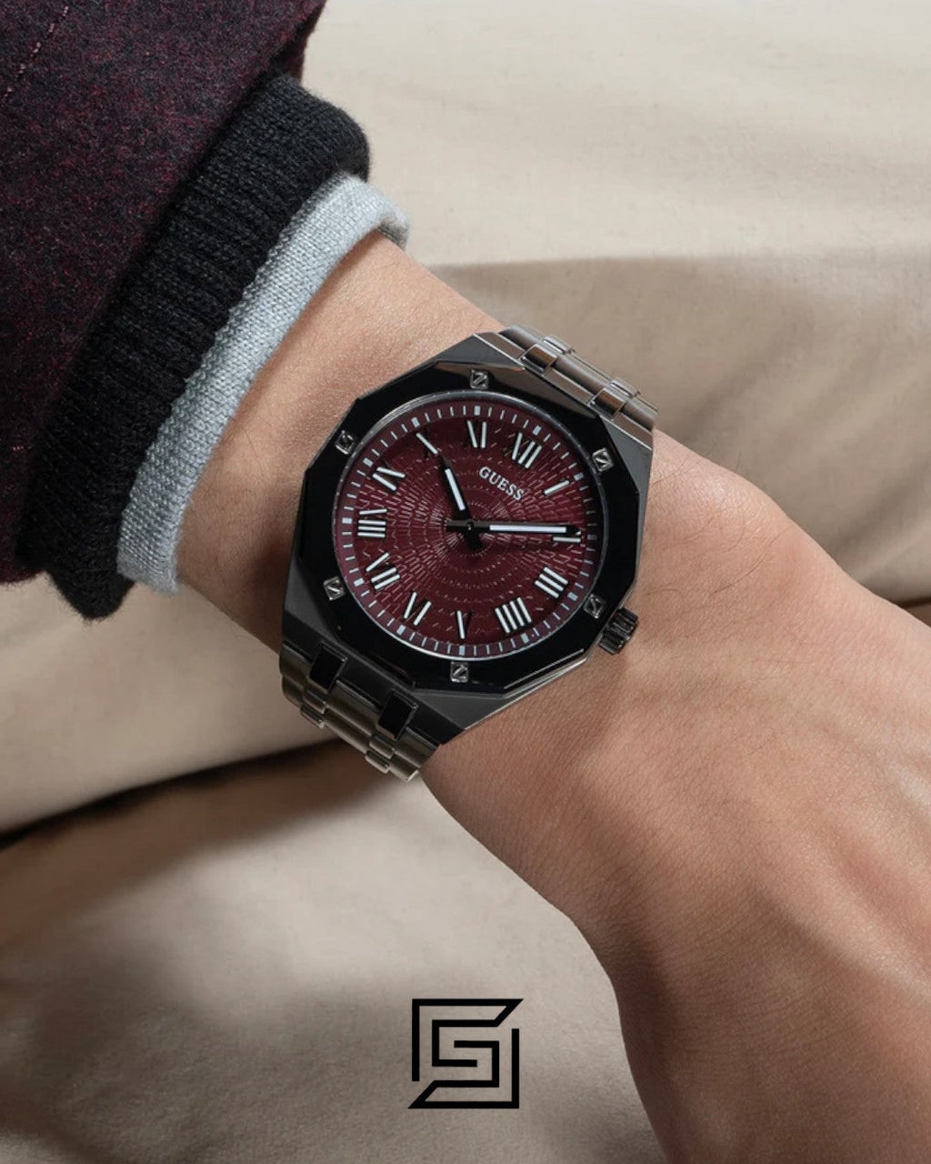 GUESS MEN GUN Tone Analog GW0575G5