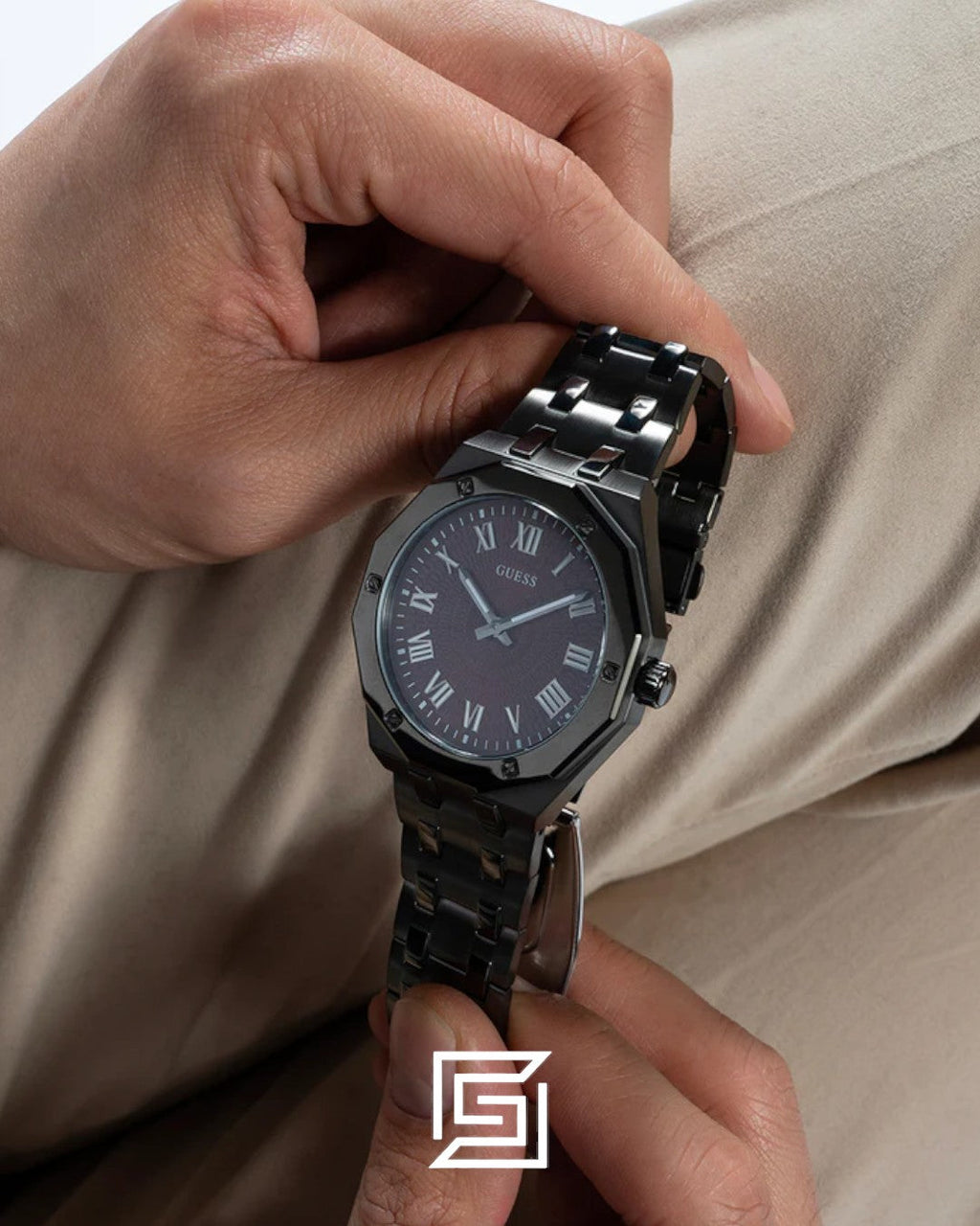 GUESS MEN GUN Tone Analog GW0575G5