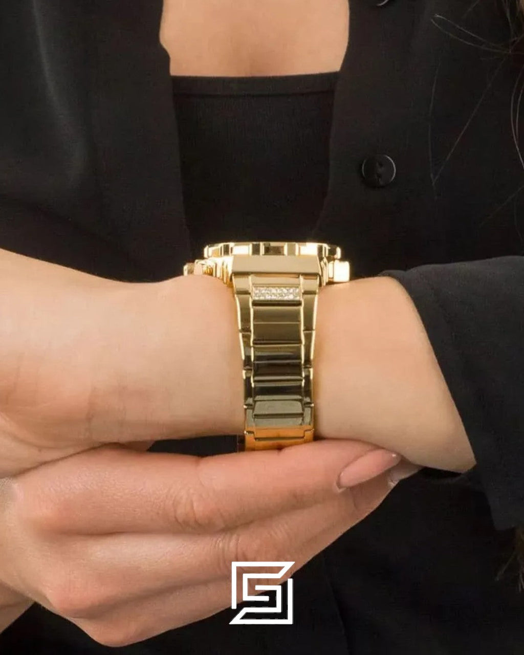 GUESS Ladies Gold Tone Analog Watch GW0552L2