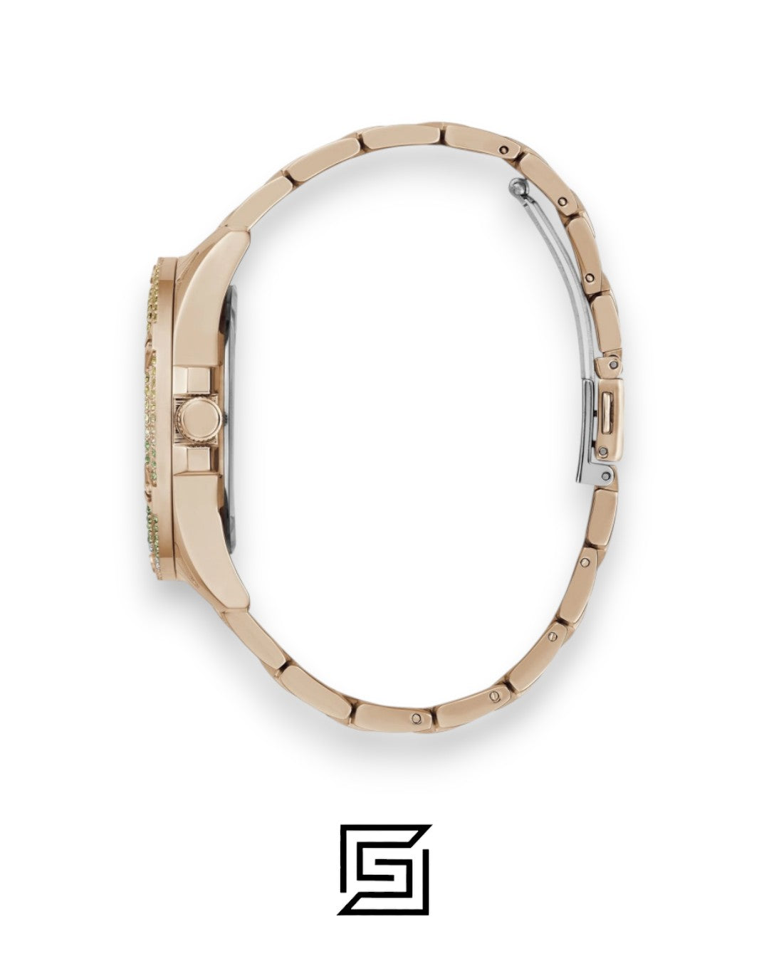 GUESS Ladies ROSE Gold Tone Analog Watch GW0464L5