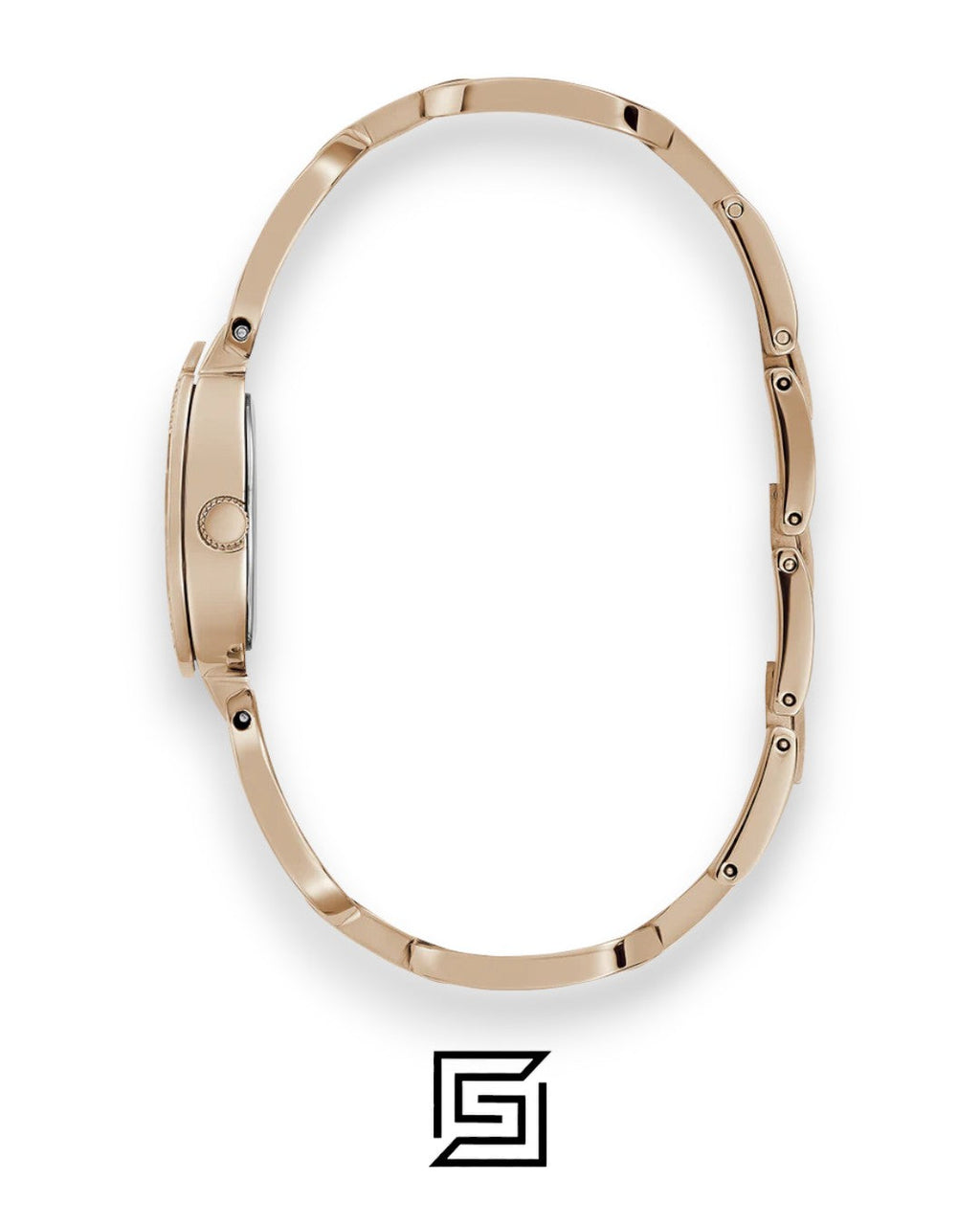 ساعة يد Guess حريمي لون ذهبي وردي أنالوج GW0683L3