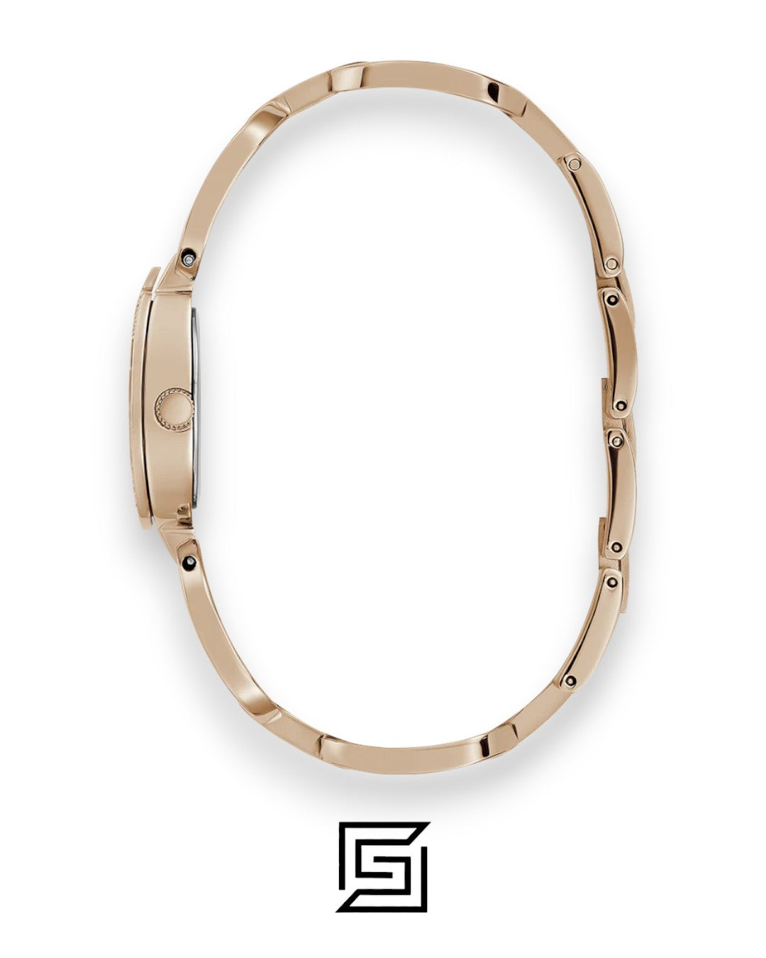 ساعة يد Guess حريمي لون ذهبي وردي أنالوج GW0683L3