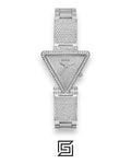 GUESS Ladies SILVER Tone Analog GW0644L1
