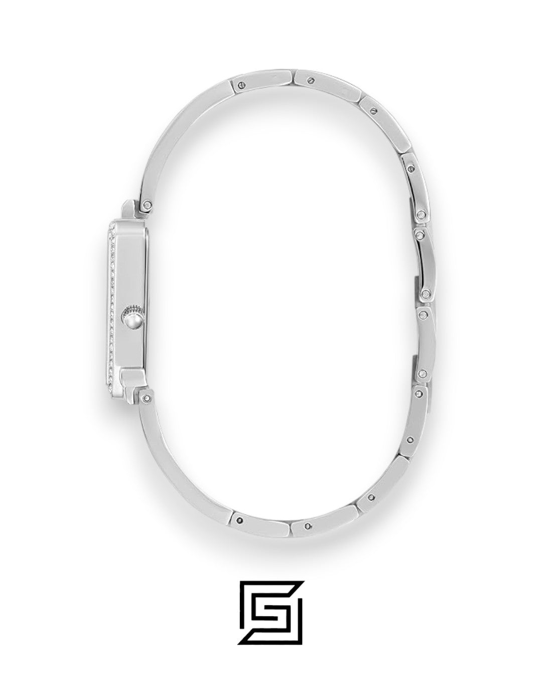 GUESS Ladies SILVER Tone Analog GW0644L1
