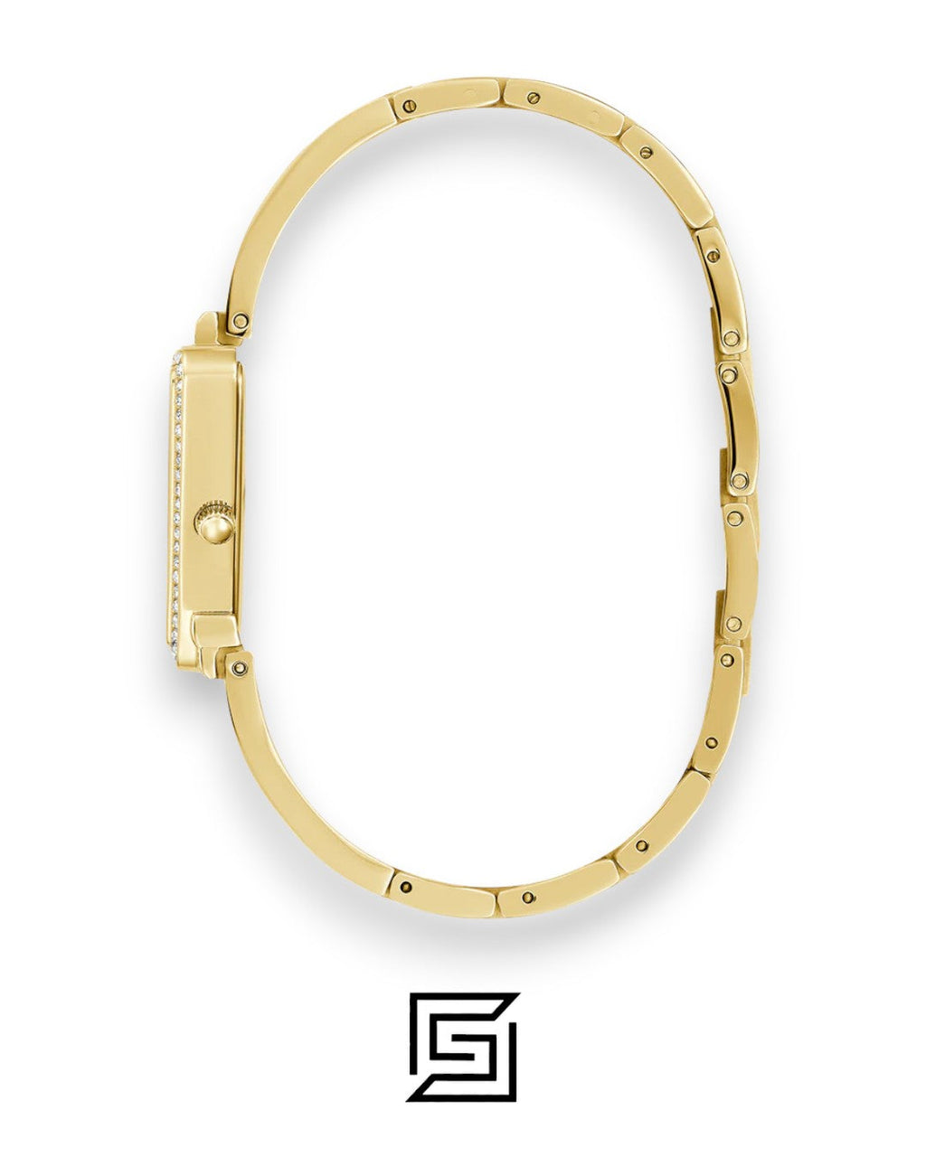 GUESS Ladies GOLD Tone Analog GW0644L2