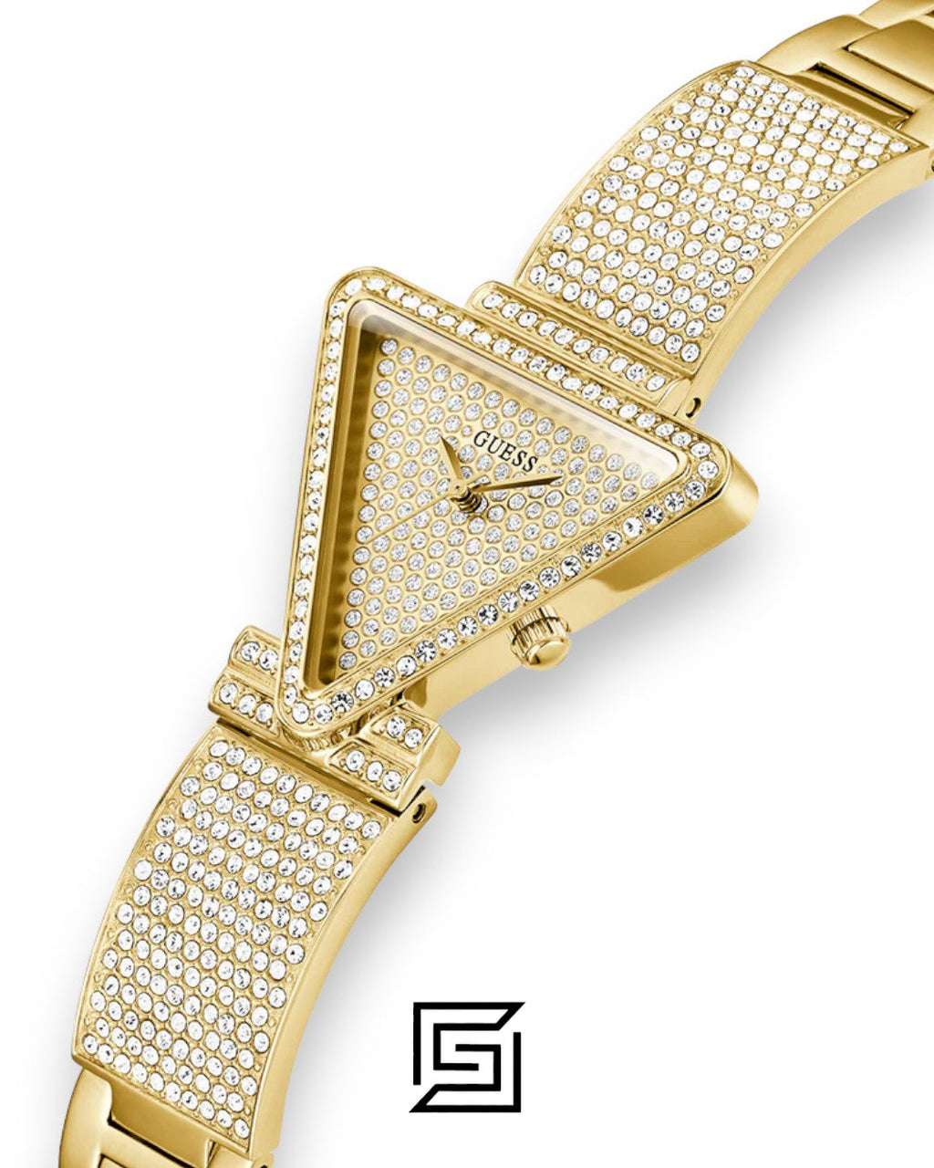 GUESS Ladies GOLD Tone Analog GW0644L2