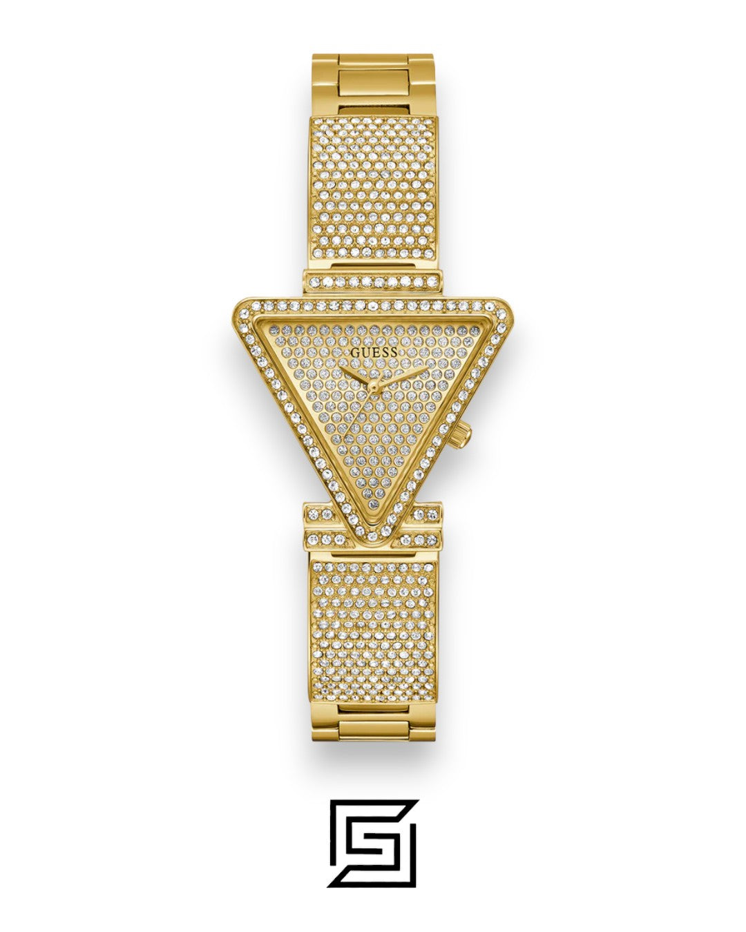 GUESS Ladies GOLD Tone Analog GW0644L2