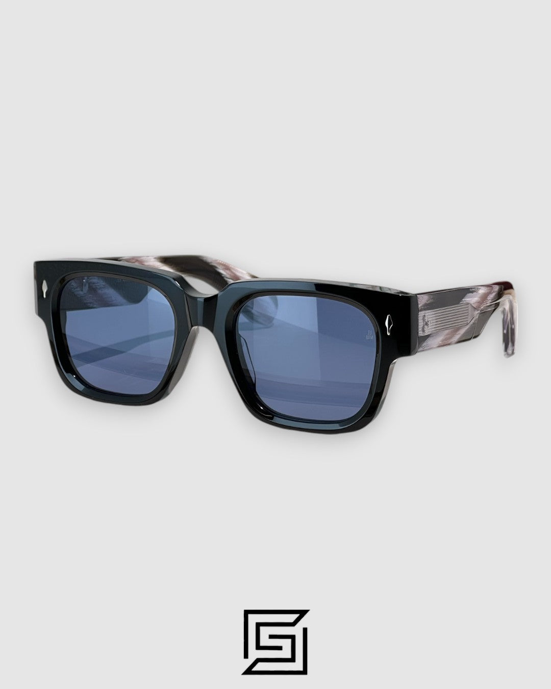 Jacques Marie Mage ENZO JMM sunglasses - BLACK-BLUE
