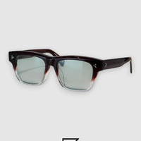 Oliver Peoples OV5524SU Sunglasses For Unisex - TRANSPERENT HALF MAROON - LIGHT GREEN
