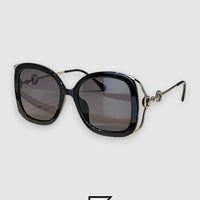 نظارة شمسية GUCCI GG1021 للنساء - أسود_أسود