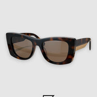 نظارة شمسية BVLGARI BV40038 للنساء - بني تايغر