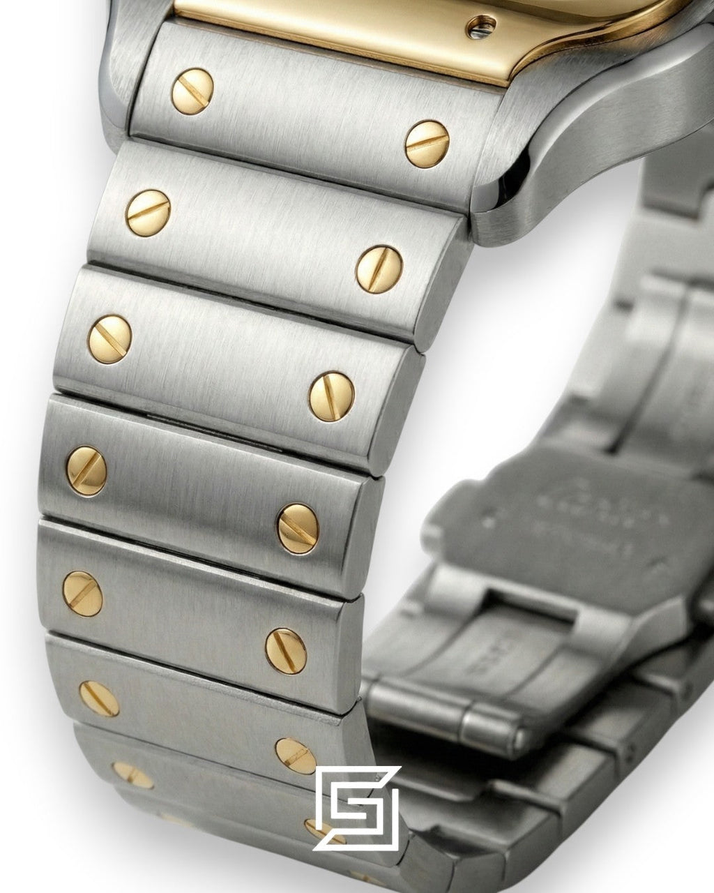 Cartier Santos 3241983 Automatic White Roman Dial Two-Tone - 47mm