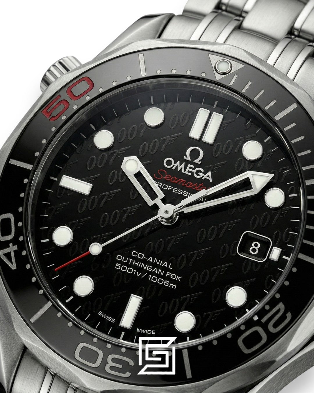 Omega Seamaster Professional Diver 300M – 50th Anniversary "James Bond" – Black Dial (41mm)