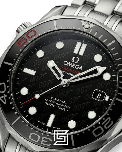 Omega Seamaster Professional Diver 300M – 50th Anniversary "James Bond" – Black Dial (41mm)