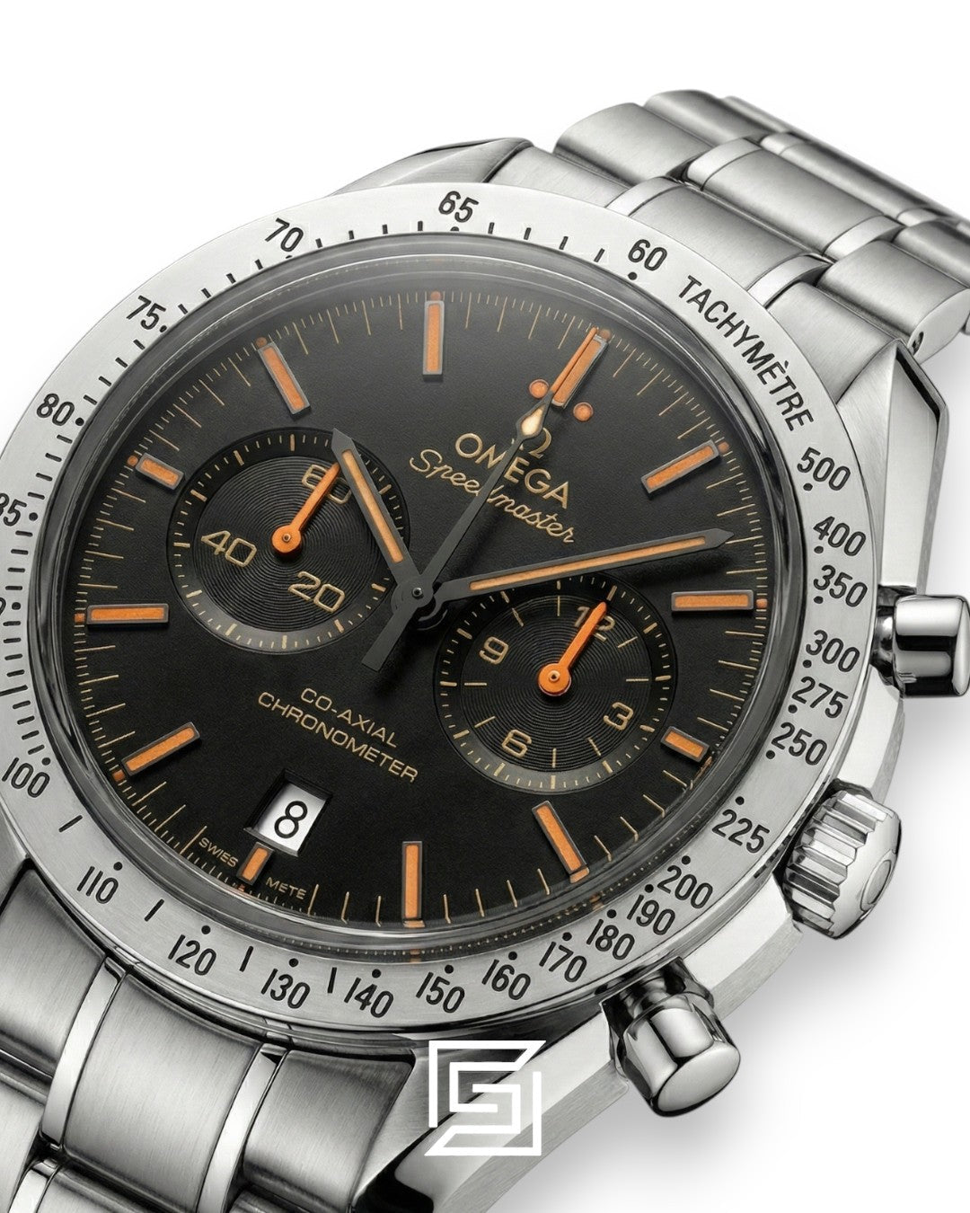 Omega Speedmaster '57 Co-Axial Chronograph – Black Dial & Orange Hands