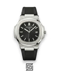Patek Philippe Nautilus – Black Dial – Black Rubber Strap – Japanese Automatic
