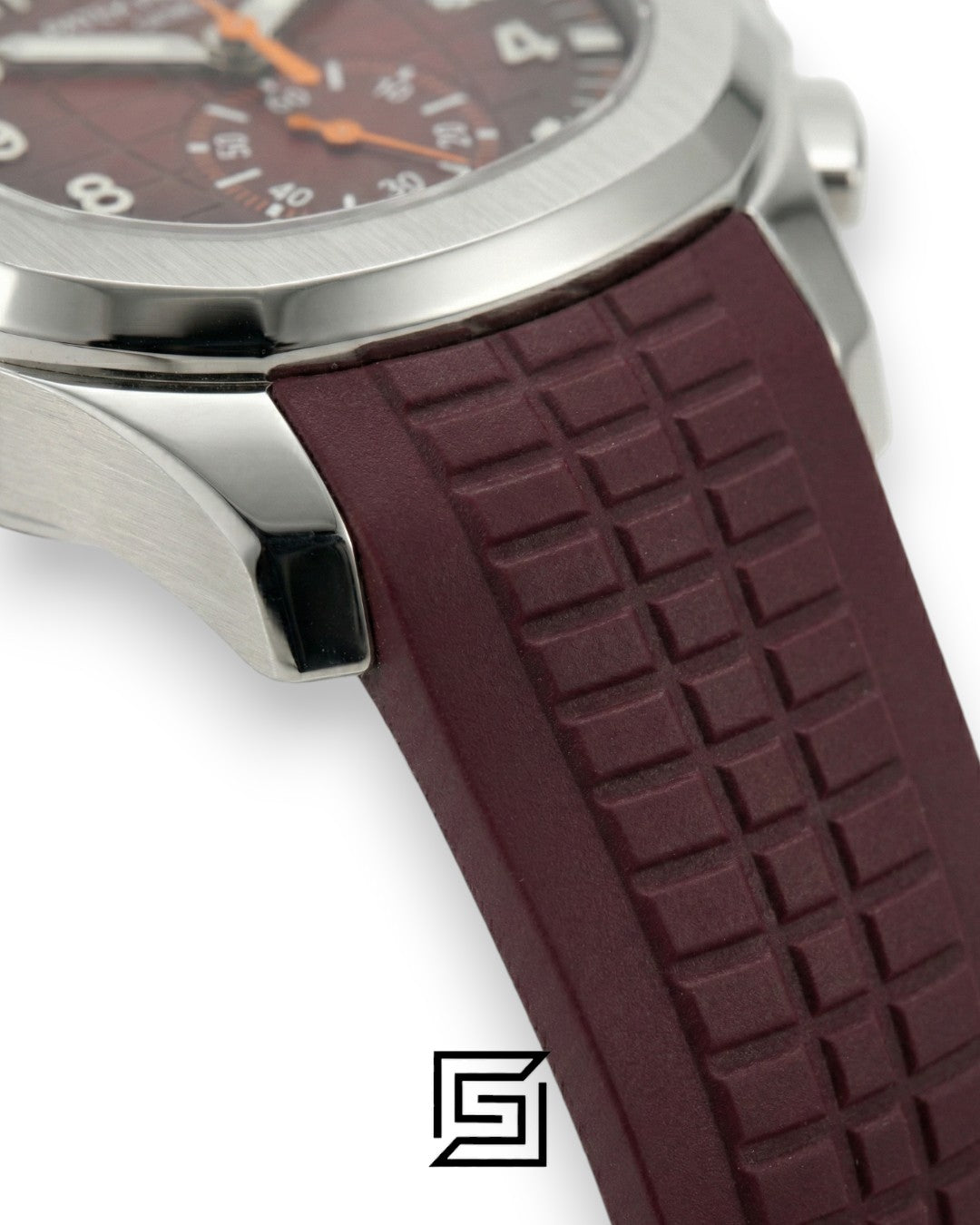 Patek Philippe Aquanaut Chronograph – Brown Dial × Brown Rubber Strap – Japanese Automatic