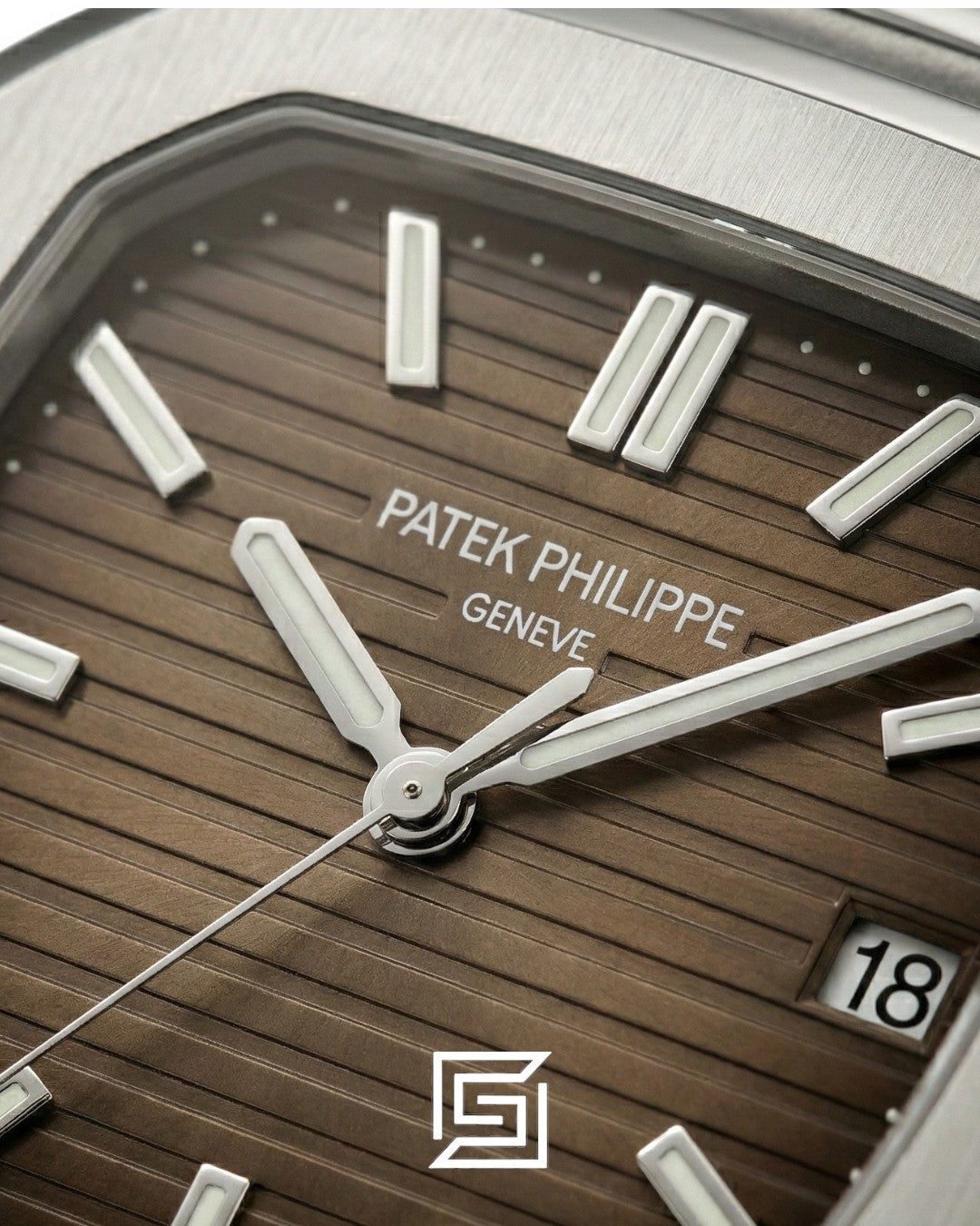 Patek Philippe Cubitus – Japanese Automatic – Brown Dial – Stainless Steel Bracelet