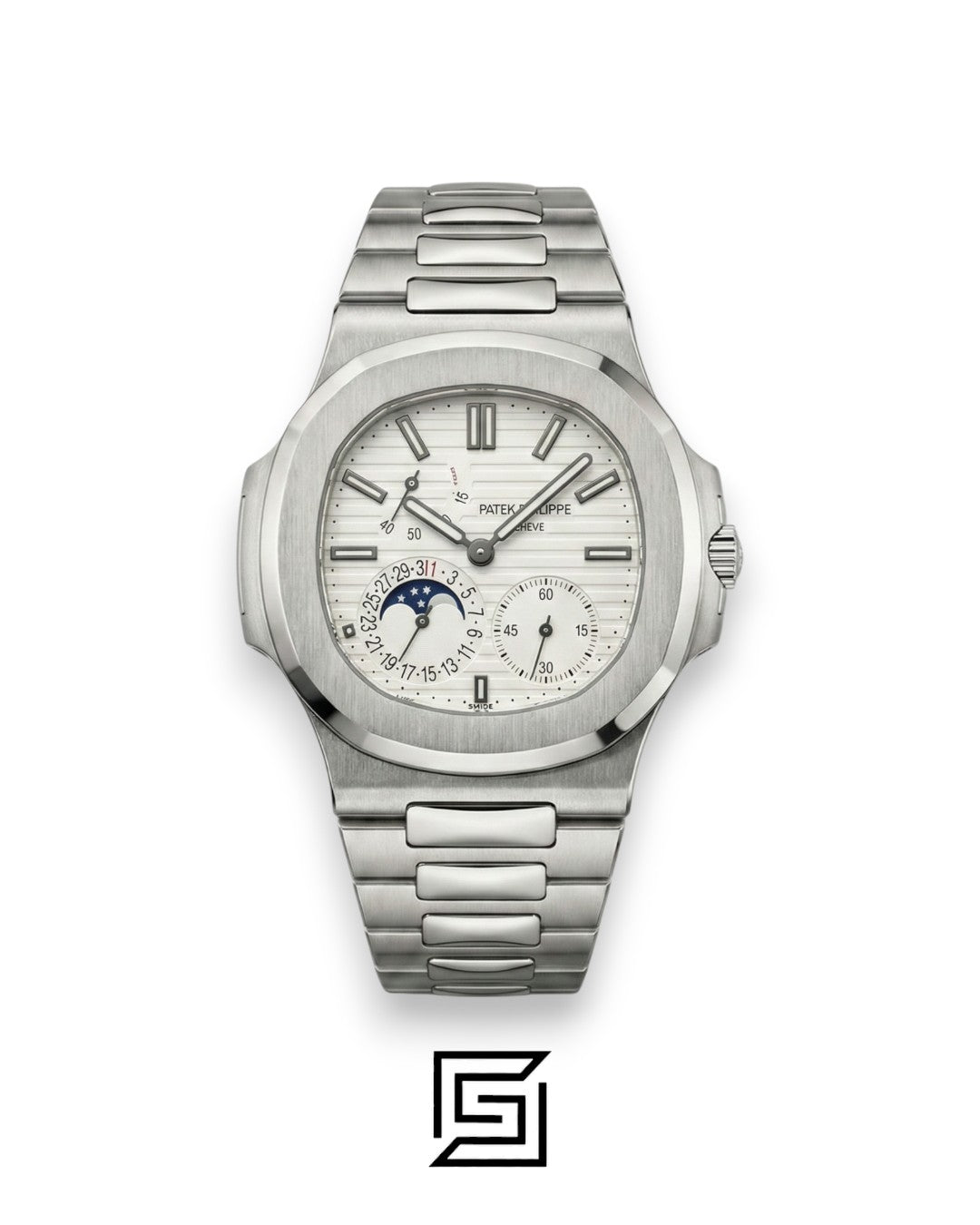 Patek Philippe Grand Complication – Japanese Automatic – White Dial – Stainless Steel Bracelet