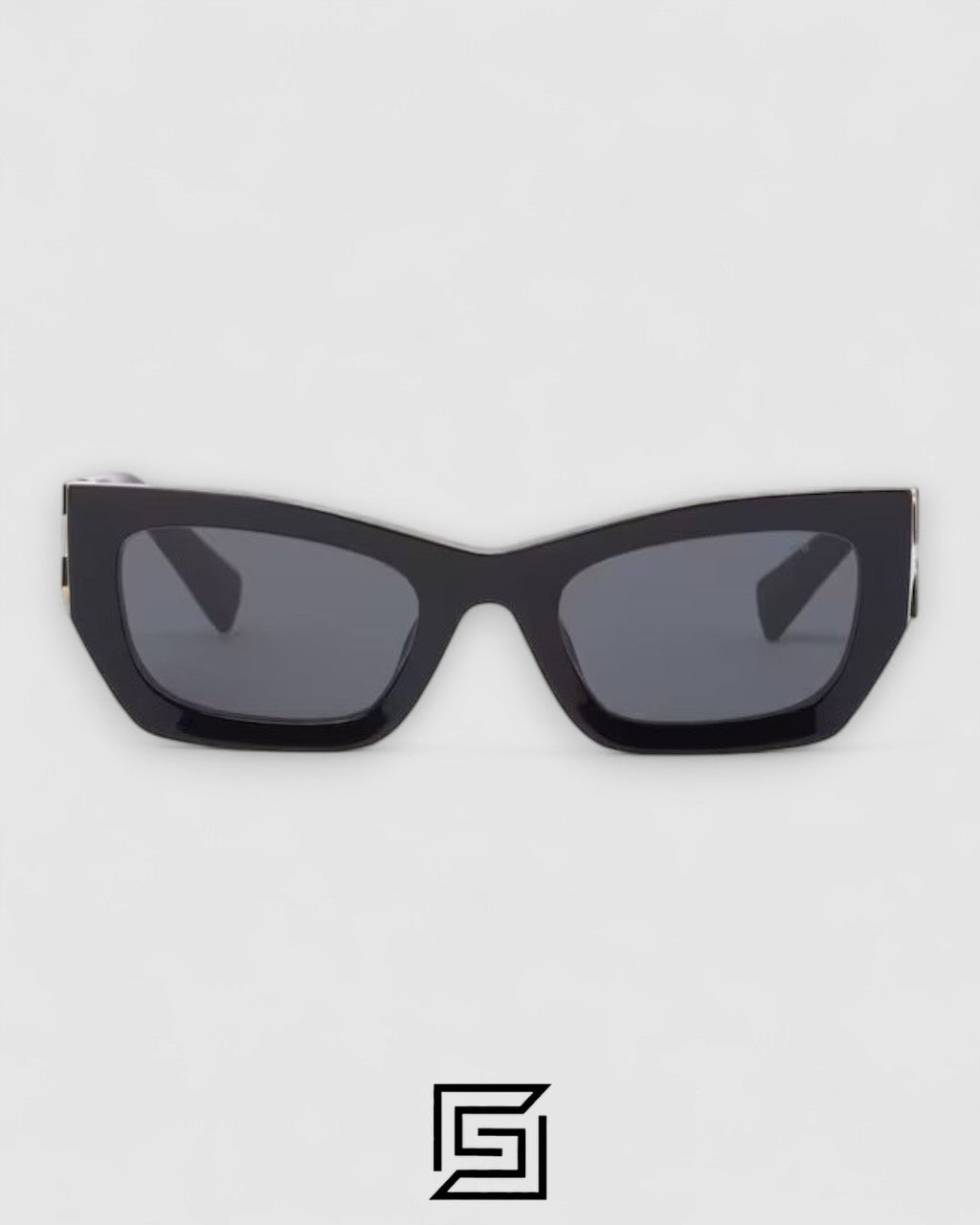 Miu Miu SMU09WS عدسات سوداء وإطار أسود