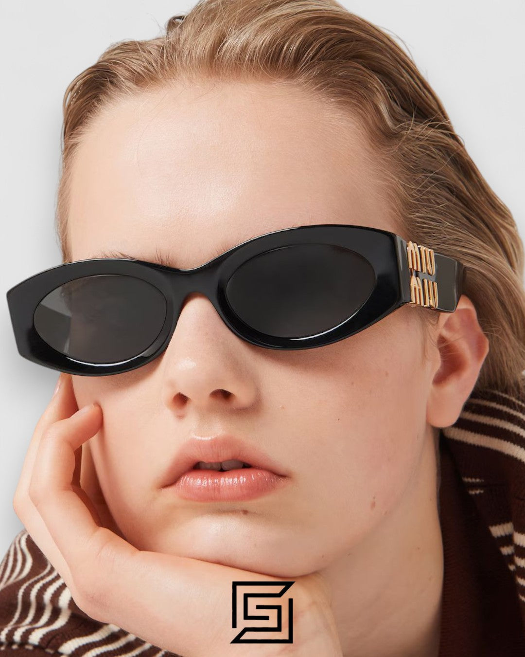 Miu Miu SMU11w Black Lenses and Black Frame