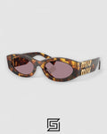 Miu Miu SMU11w Brown Lenses and Tiger Brown Frame