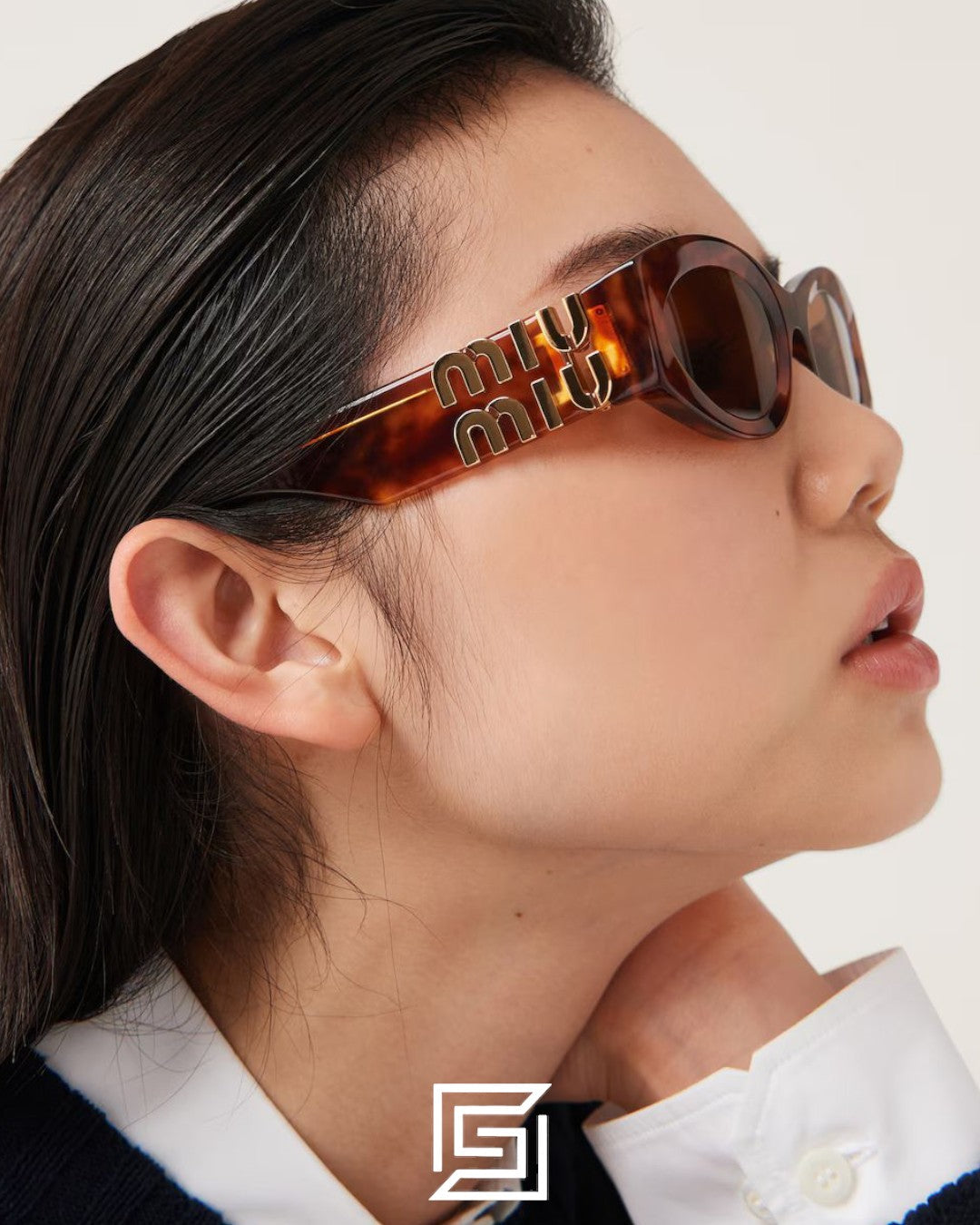 Miu Miu SMU11w Brown Lenses and Tiger Brown Frame