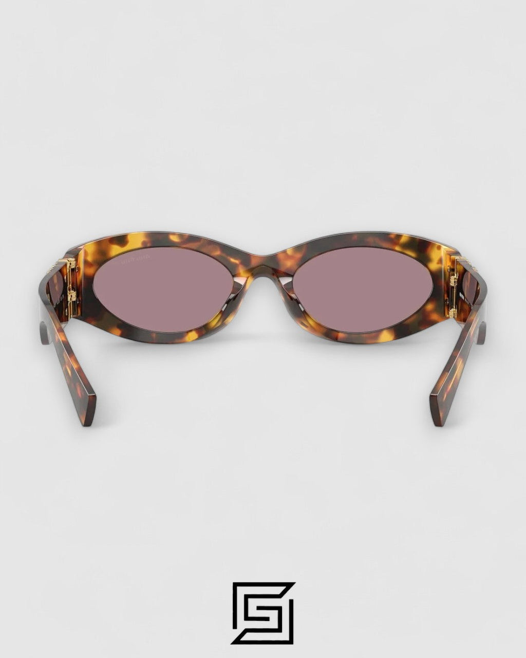 Miu Miu SMU11w Brown Lenses and Tiger Brown Frame