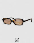 Miu Miu SMU11Z عدسات حمراء وإطار بلون بني التايجر